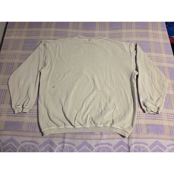 Vintage 90s Mercedes Benz Car Distressed Faded Embroidered Logo Sweatshirt USA - Picture 6 of 16